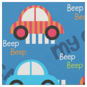 車のビープ音が鳴る ファブリック (クローズアップ)