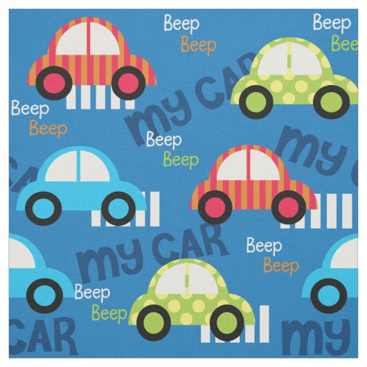 車のビープ音が鳴る ファブリック (見本)