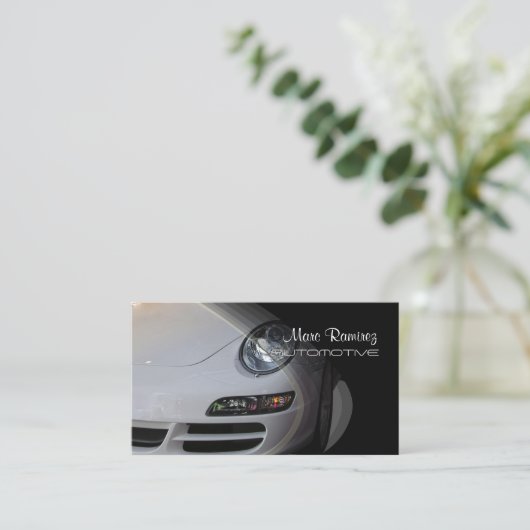 車のフォト名刺 名刺 (スタンド正面)