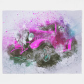 車のフリースブランケット フリースブランケット (正面(横))