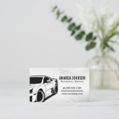 車のフロントビューロゴ | Drivera側面 名刺 (スタンド正面)