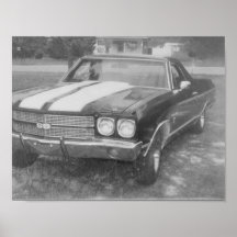 車のブラックカーのポスター
