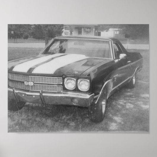 車のブラックカーのポスター ポスター (正面)