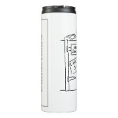 車のブレーカースクレーヤードカーブーツ販売カートゥーンサーム タンブラー (裏面)