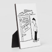 車のブレーカースクレーヤードカーブーツ販売。おもしろい フォトプラーク (側面)