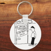 車のブーツ販売でスクラップヤード漫画 キーホルダー (正面)