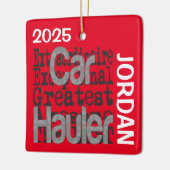 車のヘーラー超並外れ セラミックオーナメント (左)