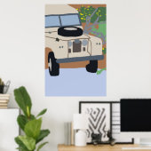 車のポスター ポスター (ホームオフィス)
