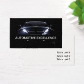 車のモダンお洒落名刺 (デスク)