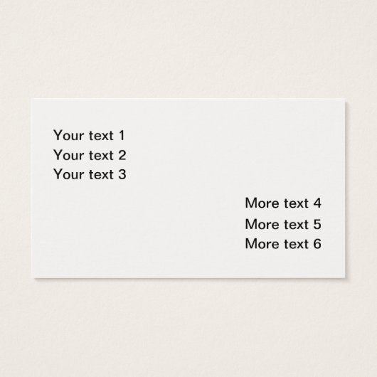 車のモダンお洒落名刺 (裏面)