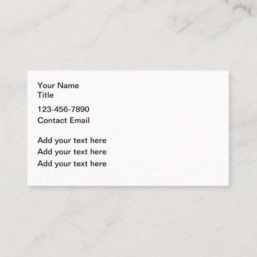 車のモダンお洒落名刺 名刺 (裏面)