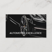 車のモダンお洒落名刺 名刺 (正面)