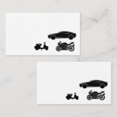 車のモーターバイクのスクーターの輸送の急使ドライブ 名刺 (正面/裏面)