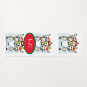 車のヨガマットでクリスマスペンギンを飾る ヨガマット (裏面(横))