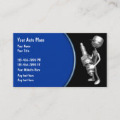 車のレトロスパークプラグデザイン 名刺 (正面)