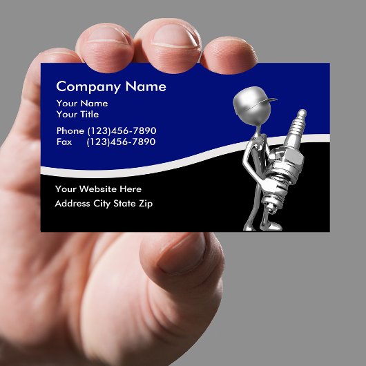 車のレトロテーマ 名刺