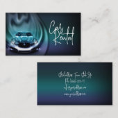 車のレンタルブルーフレイムオートレンタルサービス 名刺 (正面/裏面)