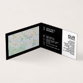 車のロお洒落ゴ、自動整備士と修理、詳細 名刺 (内部)