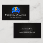 車のロゴ稲妻 名刺 (正面/裏面)