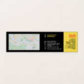 車のロゴ、自動車の整備士と修理、詳細 名刺 (内部フラット)