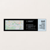 車のロゴ、自動車の整備士と修理、詳細 名刺 (内部フラット)