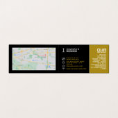 車のロゴ、自動車の整備士と修理、詳細 名刺 (内部フラット)