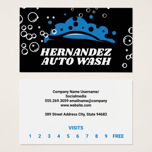 車のロゴSOAPバブル (正面&裏面)