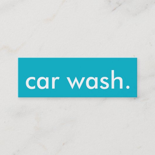 車のワシントン州のロイヤリティのパンチカード ロイヤリティカード (正面)