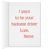 車のヴィンテージクラシックロマンチックな冬のカップル (内側 (右))