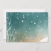 車の上にクリスマスツリーを移動のお知らせ 案内状 (裏面)