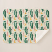 車の上のナショナルランポンクリスマスツリー シェルパブランケット (正面(横))