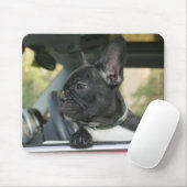車の中の犬 マウスパッド (マウス)