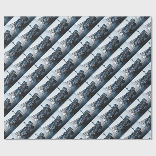 車の低いライダーのヴィンテージのOldschoolの車のな運転 ラッピングペーパー (フラット)