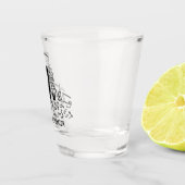 車の修理とサービスの漫画。 ショットグラス (右)