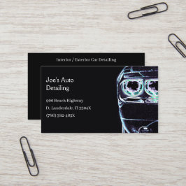 車の前照灯 名刺