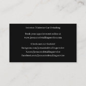 車の前照灯 名刺 (裏面)