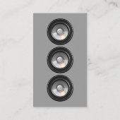 車の可聴周波名刺 名刺 (裏面)