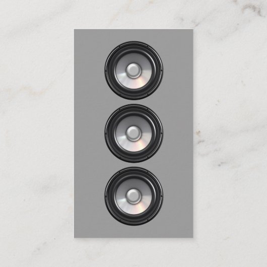 車の可聴周波名刺 名刺 (裏面)