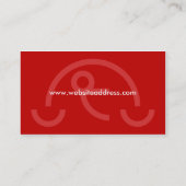 車の名刺のデザイン 名刺 (裏面)