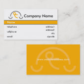 車の名刺のデザイン 名刺 (正面/裏面)