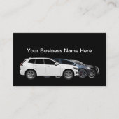 車の名刺のモダンスタイル 名刺 (正面)