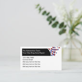 車の名刺ユニークデザインテンプレート 名刺 (スタンド正面)