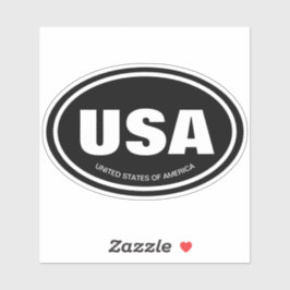 車の国コードと州の略称オーバルビニル シール