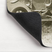 車の大破海洋都市MI 7月の30年代-ヴィンテージ マウスパッド (コーナー)