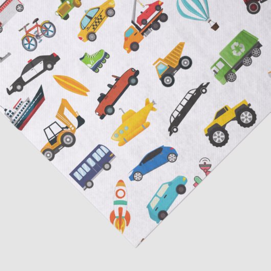 車の子供を動かす小さな男の子 薄葉紙 (詳細)