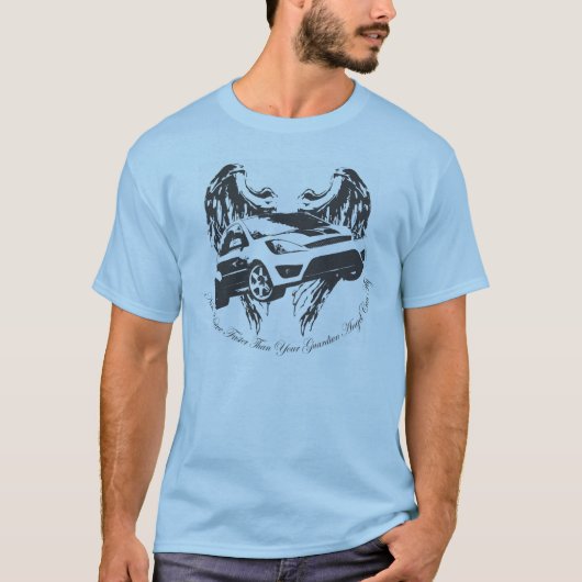 車の守り神 Tシャツ (正面)