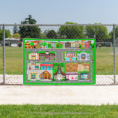 車の市街路2 1.2' x 4' 横断幕 (インサイチュ)