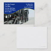 車の急使の輸送の名刺 名刺 (正面/裏面)