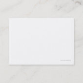 車の急使の輸送の名刺 名刺 (裏面)