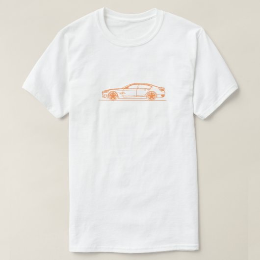 車の恋人のためのネオン車のギフト Tシャツ (デザイン正面)